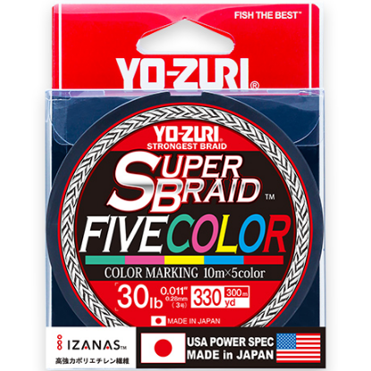 Picture of Yozuri Superbraid Five Color 330YDS